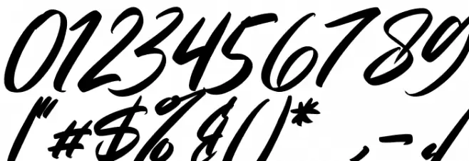 Alisa Slant_DEMO Font OTHER CHARS