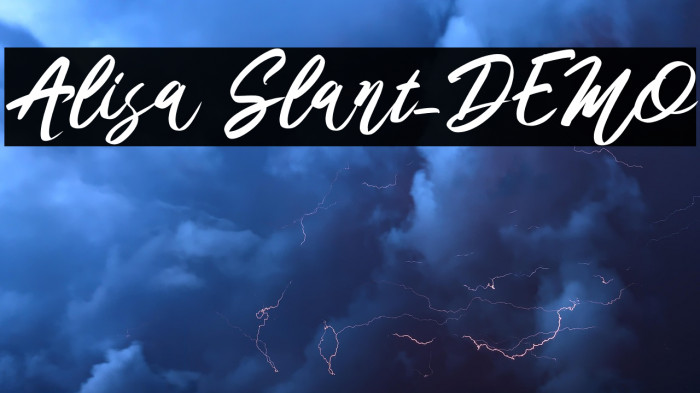 Alisa Slant_DEMO Example 2