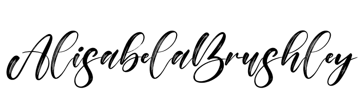 Alisabela Brushley  Fuentes Gratis Descargar