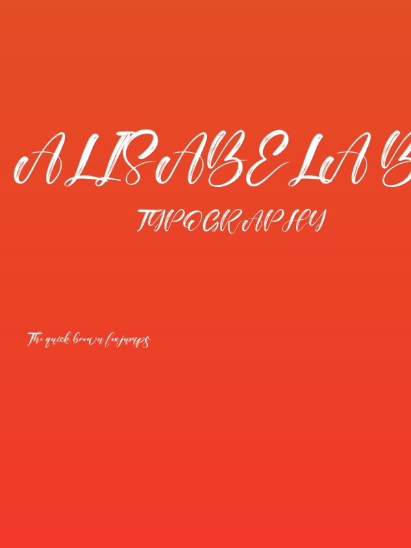 Alisabela Brushley Poster