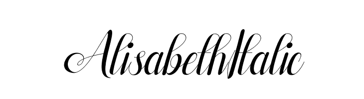 Alisabeth Italic  Fuentes Gratis Descargar