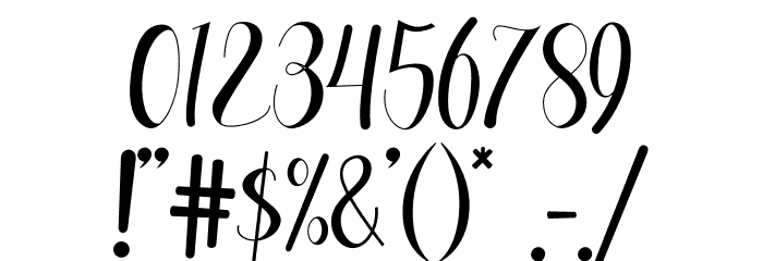 Alisabeth Font OTHER CHARS