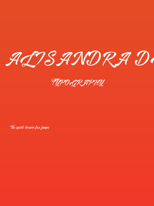 Alisandra Demo Poster