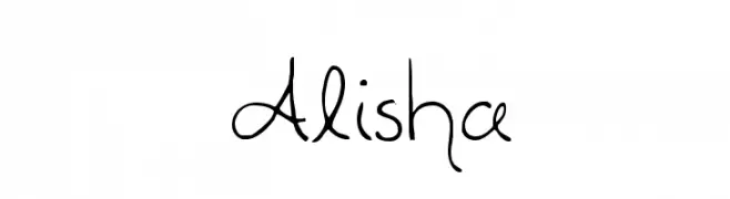 Alisha  baixar fontes gratis