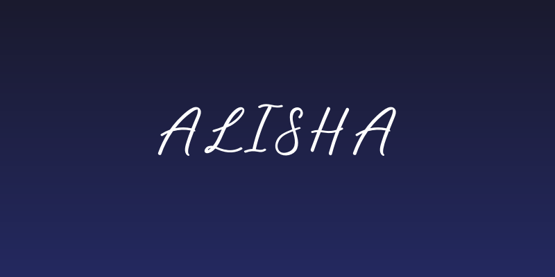 Alisha Social Header