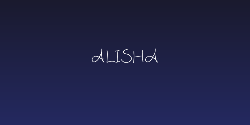 Alisha Social Header