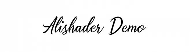 Alishader Demo 