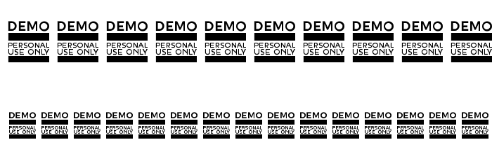 Alishader Demo Font OTHER CHARS