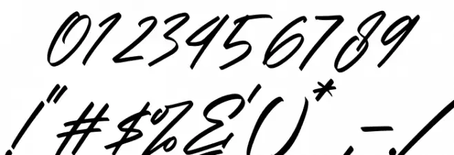 Alishakey Italic Font OTHER CHARS