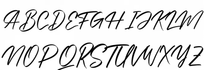 Alishakey Schriftart Groß