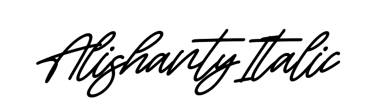 Alishanty Italic  baixar fontes gratis