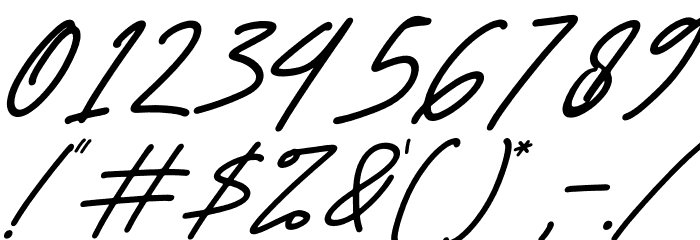 Alishanty Italic Font OTHER CHARS