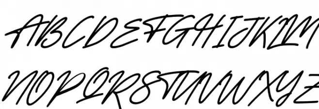 Alishanty Italic Font UPPERCASE