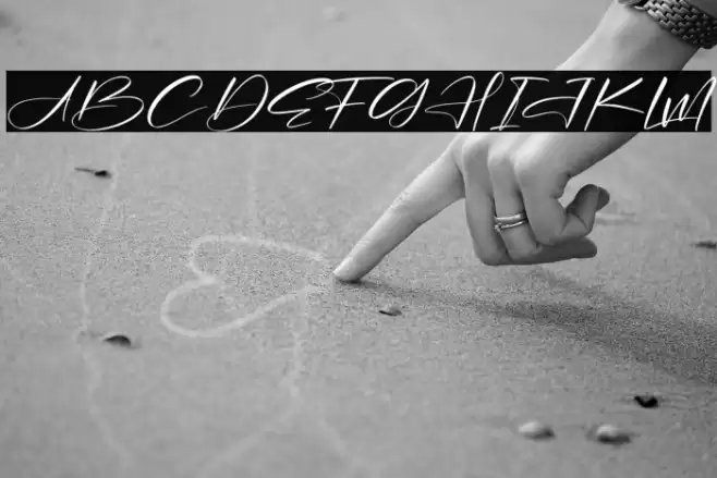 Alishanty Signature Font examples