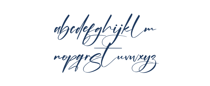 Alishanty Signature Lowercase