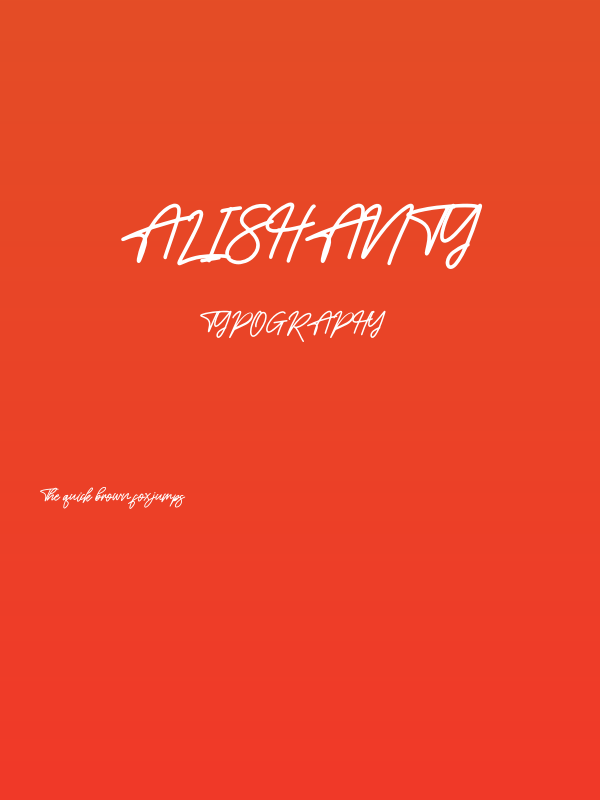 Alishanty Poster