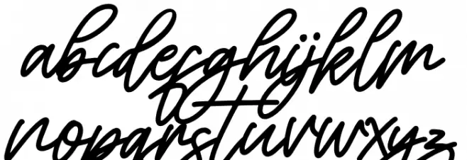 Alishanty Caratteri MINUSCOLO