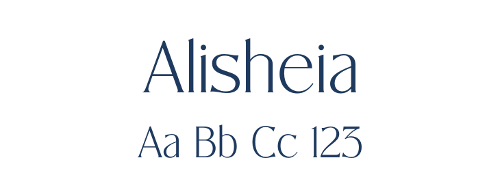 Alisheia Font Preview