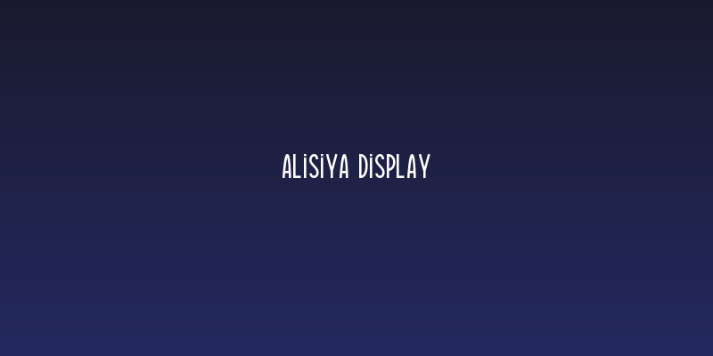Alisiya Display Social Header