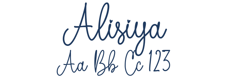 Alisiya Font Preview