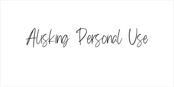 Alisking Personal Use Logo