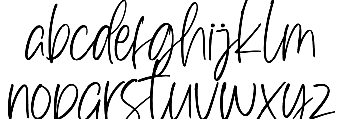Alisking Personal Use Font LOWERCASE
