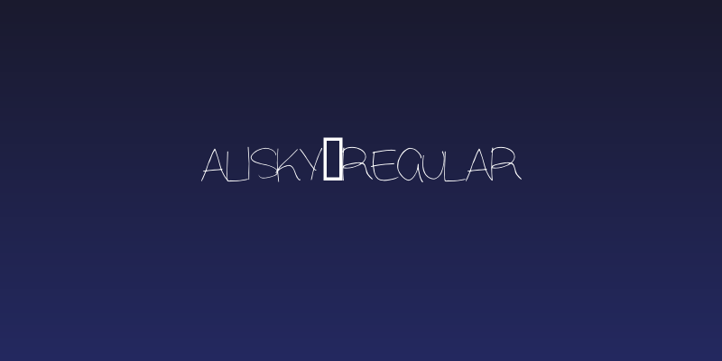 Alisky-Regular Social Header