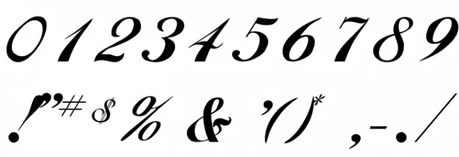 Alison Regular Font OTHER CHARS