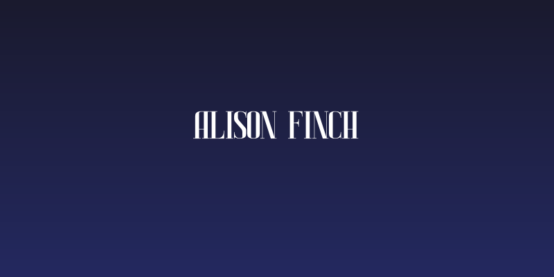Alison finch Social Header