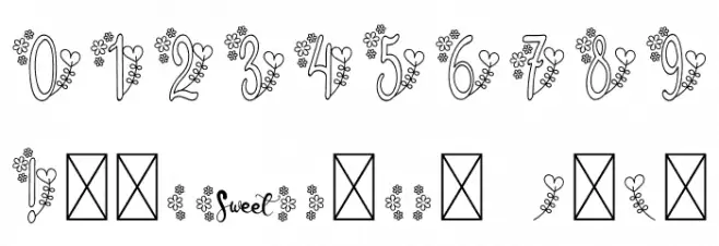 Alissa Monogram Font OTHER CHARS