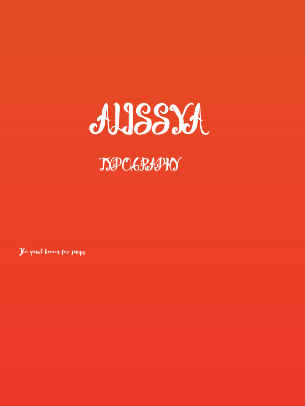 Alissya Poster