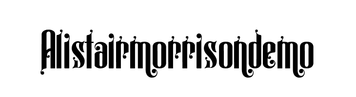 Alistairmorrisondemo Font