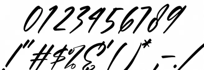 Alisteria Italic Font OTHER CHARS