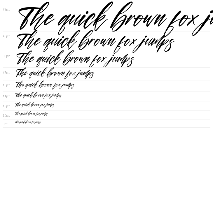 Alisteria Italic Waterfall