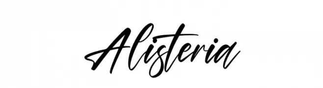 Alisteria  Скачать бесплатные шрифты