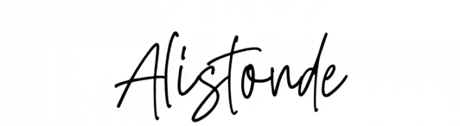 Alistonde  Скачать бесплатные шрифты