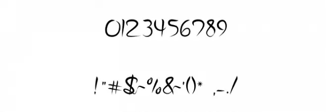 Aliterate Шрифта ДРУГИЕ символов