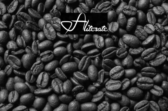 Aliterate Шрифта examples