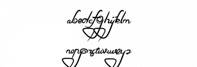 Aliterate Шрифта строчной