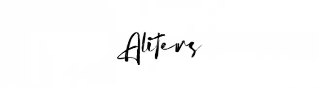 Aliters  フリーフォントのダウンロード