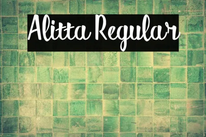 Alitta Regular Example 1