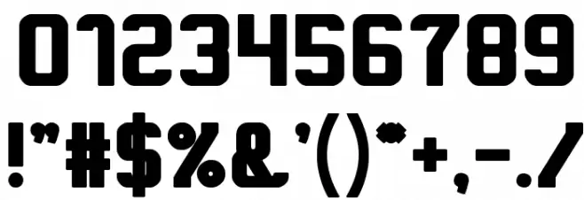 Alive in a Science Fiction Bold Font OTHER CHARS