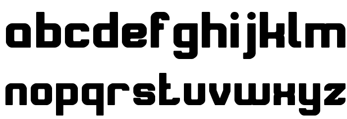 Alive in a Science Fiction Bold Font LOWERCASE