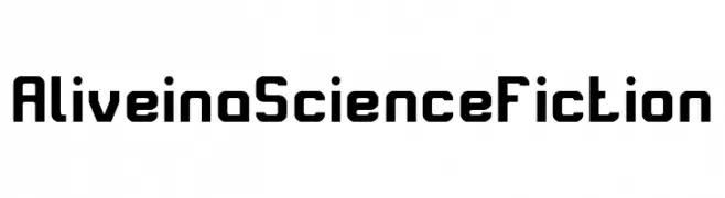 Alive in a Science Fiction  フリーフォントのダウンロード