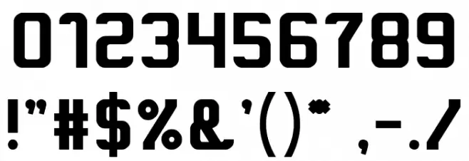 Alive in a Science Fiction Font OTHER CHARS