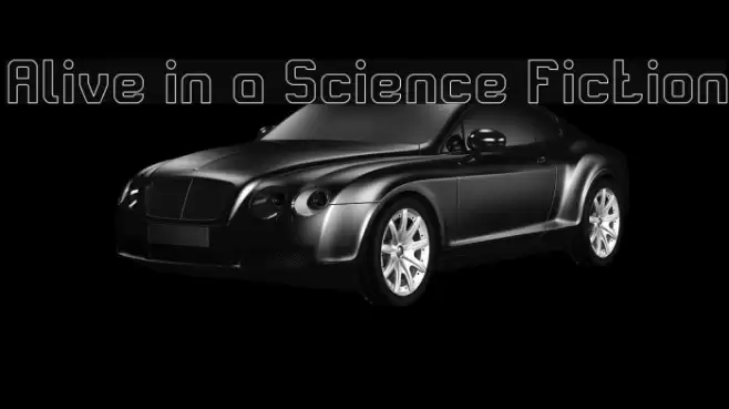 Alive in a Science Fiction Font examples