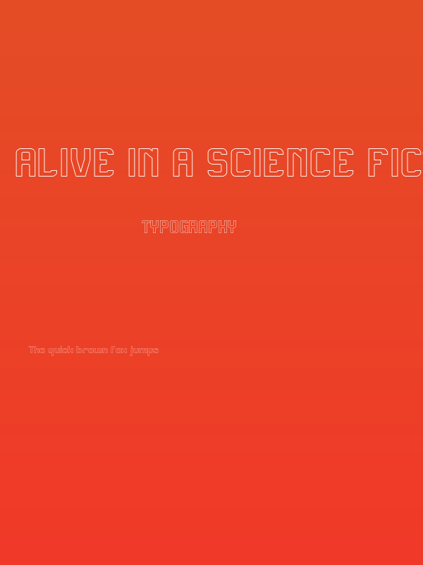 Alive in a Science Fiction Poster