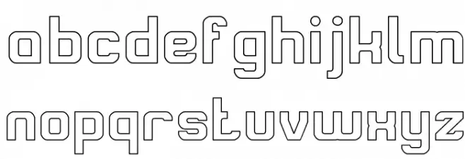 Alive in a Science Fiction फ़ॉन्ट लोअरकेस