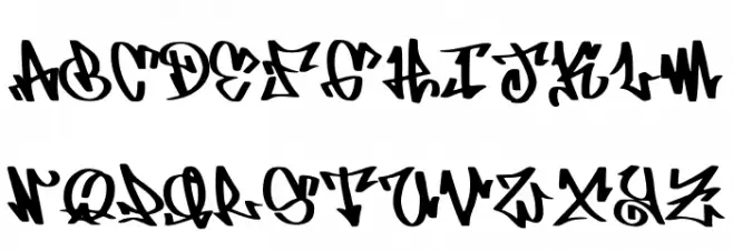 Alivegraff Font Regular Polices MAJUSCULES