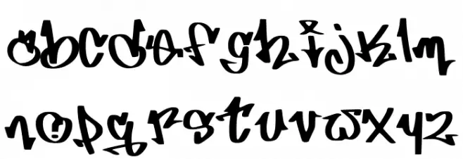 Alivegraff Font Regular Fuentes MINÚSCULAS